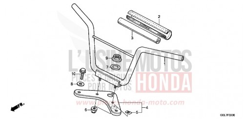 ROHRGRIFF/OBERE BRUECKE CRF50FD de 2013